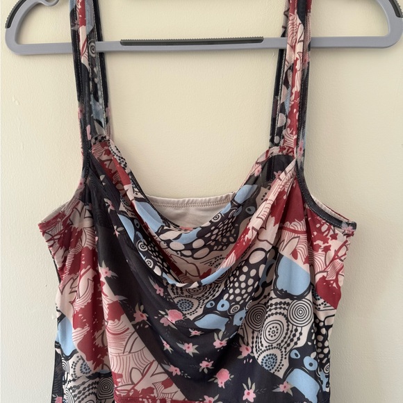 SOLD! Colorful Patterned Dress - Picture 3 of 4